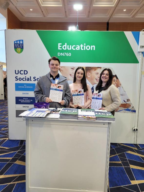 UCD Open Day 2025 event, academics, students, staff